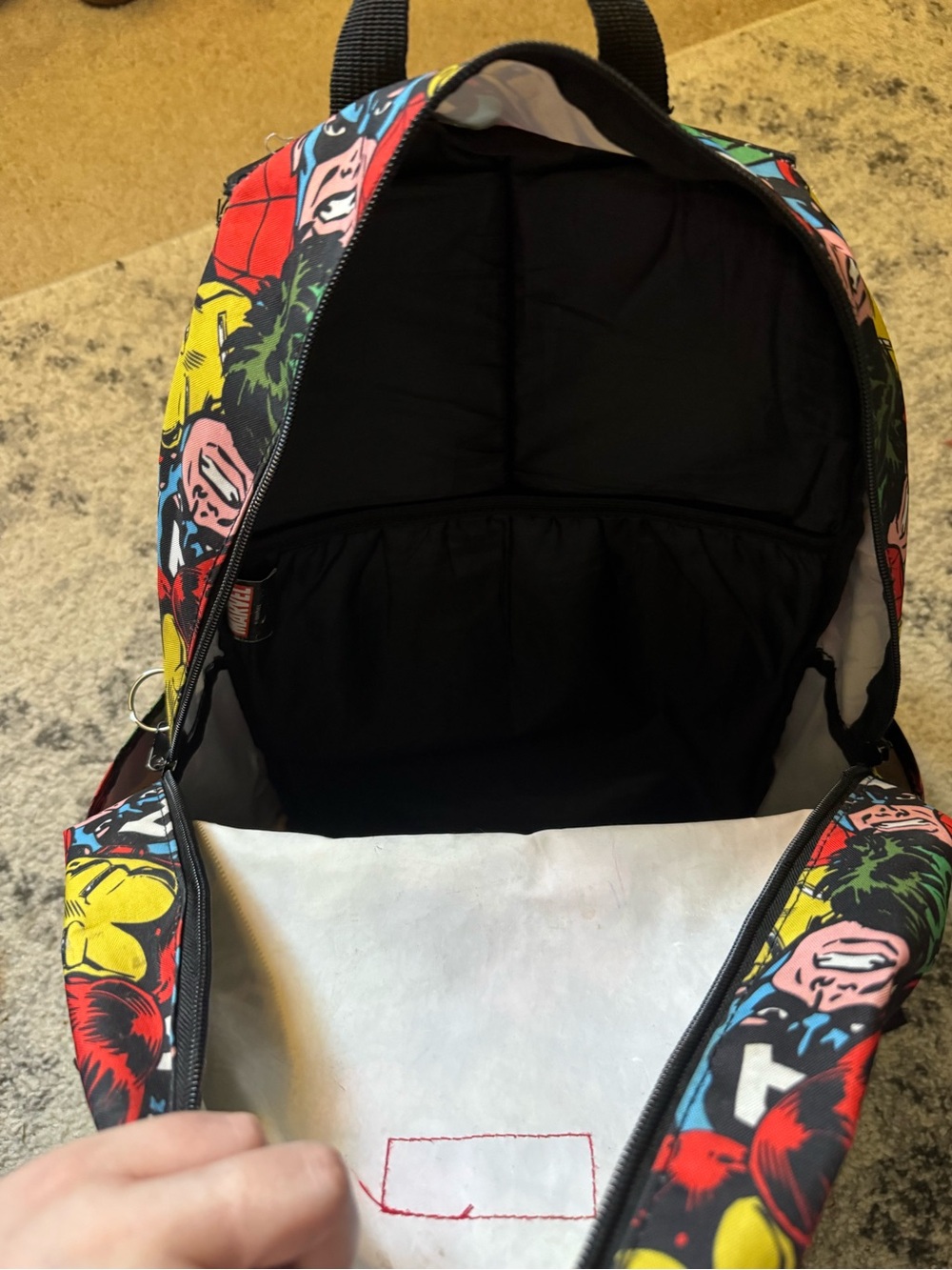 Marvel Comic Backpack - Picture 3 of 7